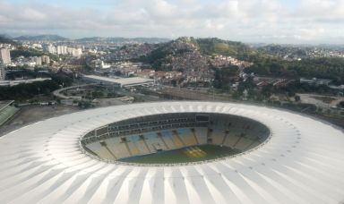 A general view of the Maracana Stadium in Rio de