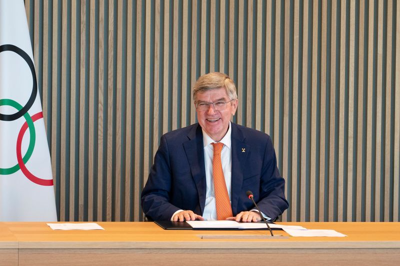 IOC President Bach attends the Executive Board meeting in Lausanne
