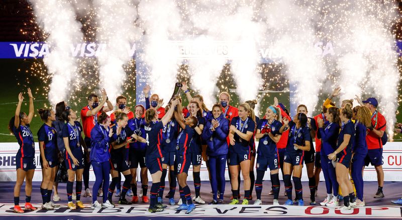 FILE PHOTO: Soccer: SheBelieves Cup Women’s Soccer-Argentina at USA