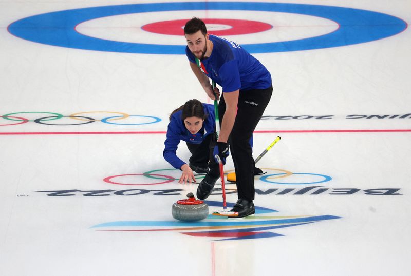 Curling – Mixed Doubles Semi-final – Italy v Sweden