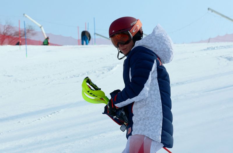 Alpine Skiing – Women’s Slalom Run 1