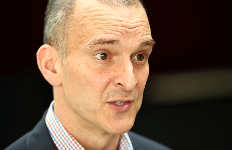 USDA CEO Tygart attends an interview with Reuters during the