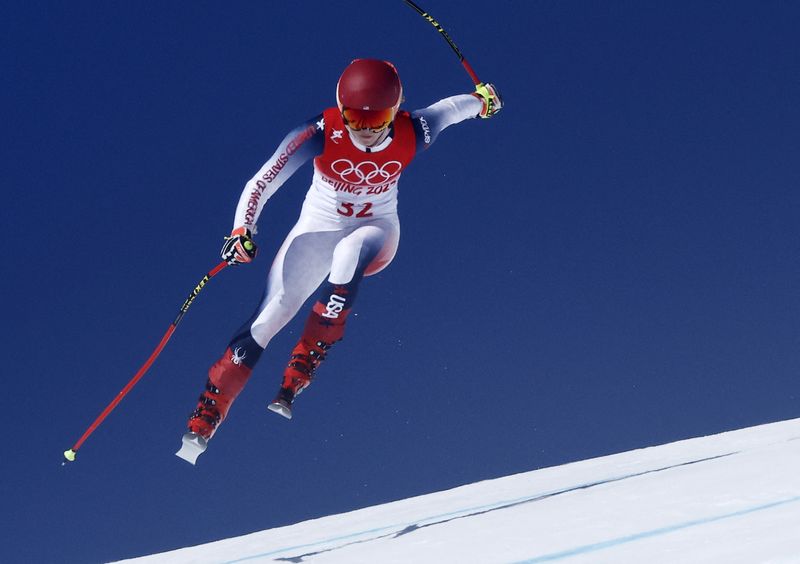 Alpine Skiing – Women’s Downhill Training