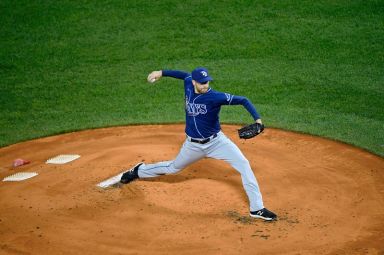 FILE PHOTO: MLB: ALDS-Tampa Bay Rays at Boston Red Sox