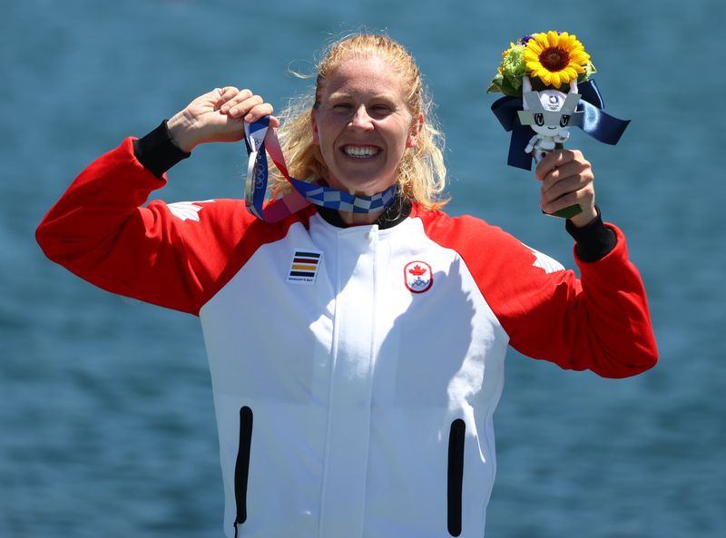 Canoe Sprint – Women’s C1 200m – Medal Ceremony