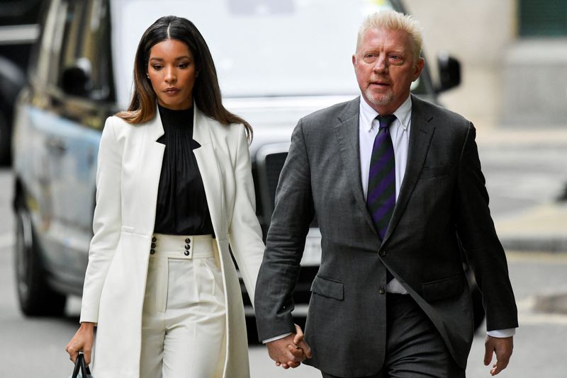 Boris Becker arrives at Southwark Crown Court, in London