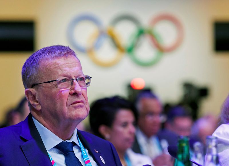 IOC Member Coates attends the 135th Session in Lausanne