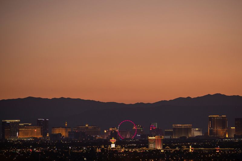 A general view of Las Vegas