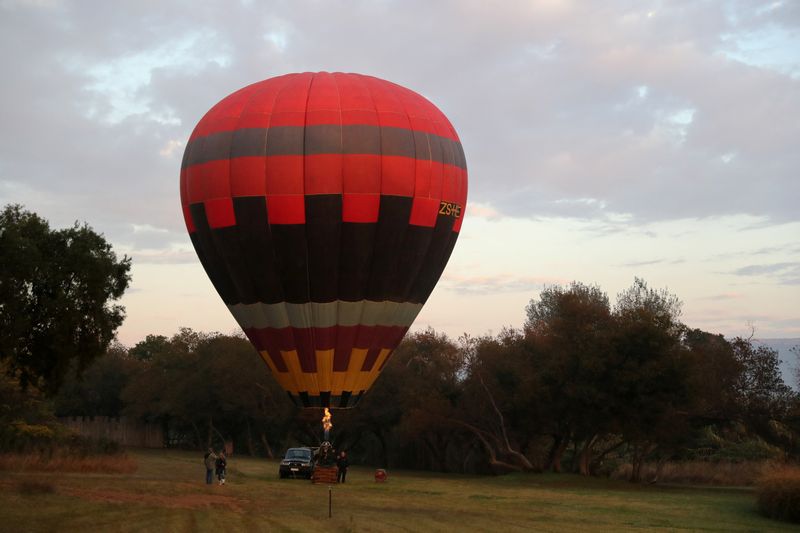 Sky is the limit for South African balloon pilot Mathebula