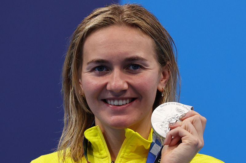 Swimming – Women’s 800m Freestyle – Medal Ceremony
