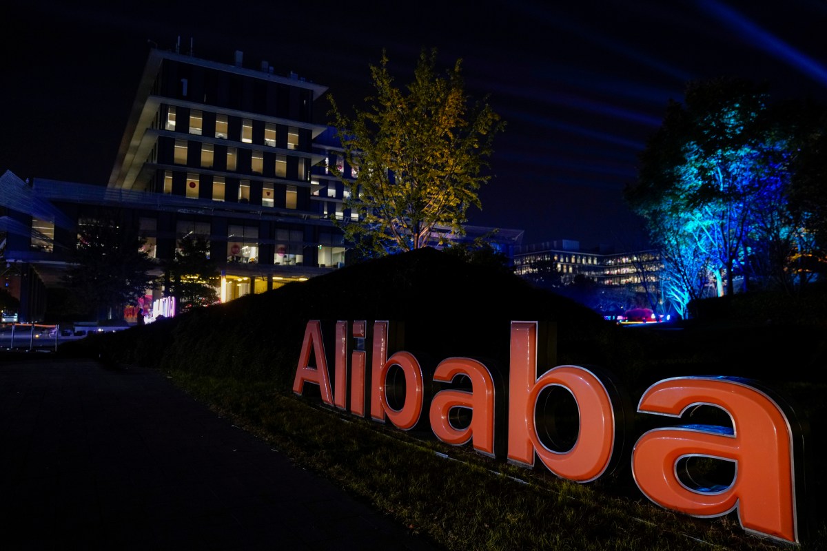 FILE PHOTO – The logo of Alibaba Group is seen