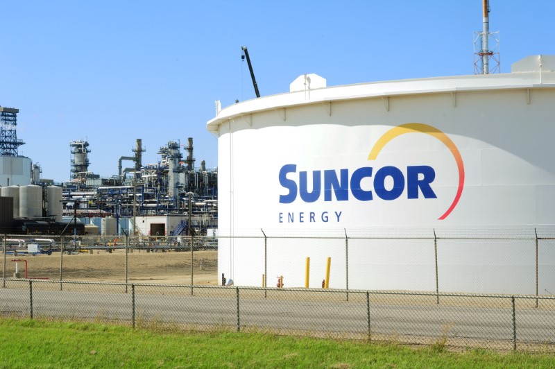 FILE PHOTO: Suncor Energy facility is seen in Sherwood Park,
