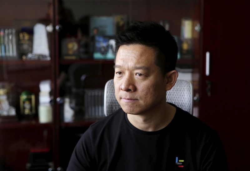 FILE PHOTO: Jia Yueting, founder of Leshi Internet and electric
