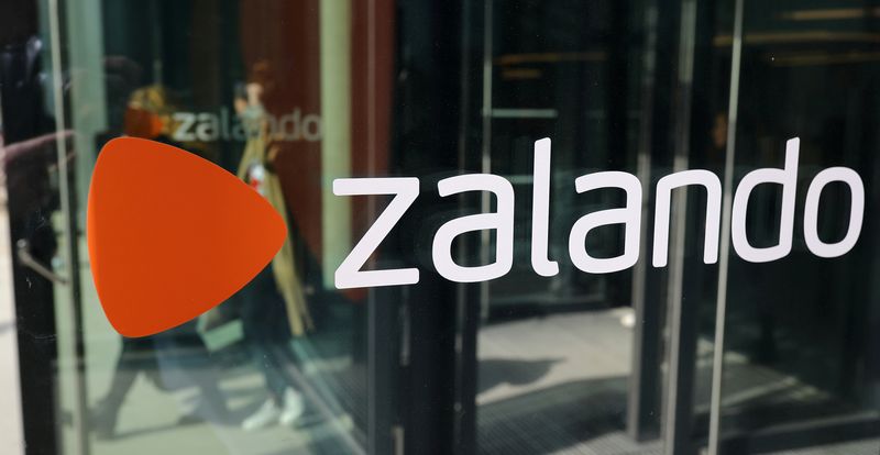 FILE PHOTO: The logo of fashion retailer Zalando is pictured