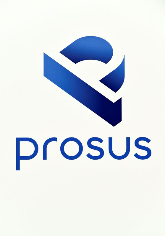 FILE PHOTO: A logo of Prosus is diplayed at Amsterdam’s