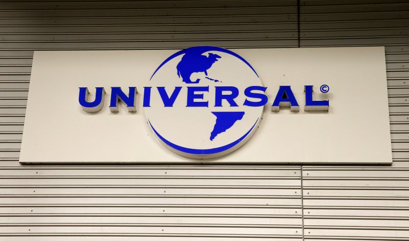 FILE PHOTO: Logo of Universal Music Group is seen at
