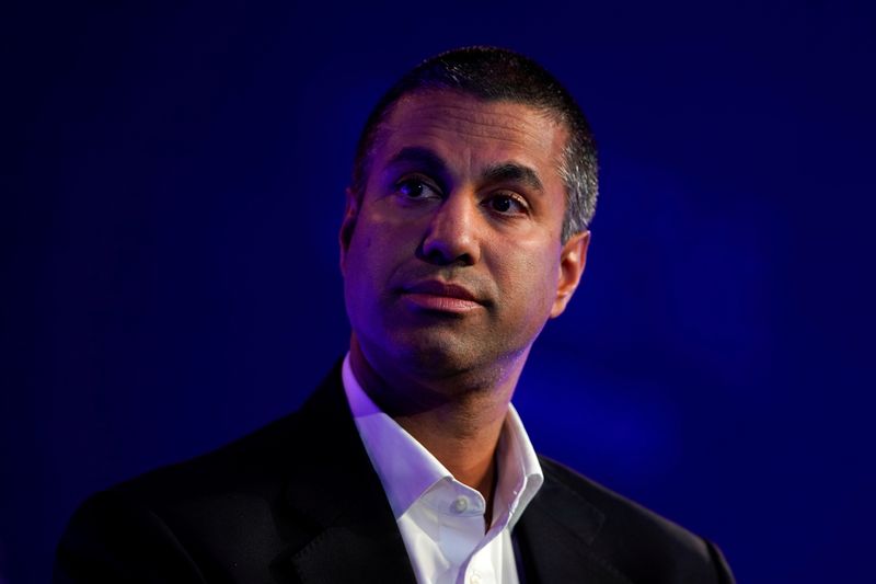 FILE PHOTO: Ajit Pai, Chairman of the Federal Communications Commission,