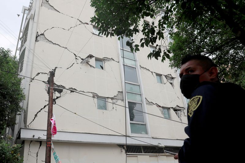 FILE PHOTO: FILE PHOTO: An earthquake in Mexico City