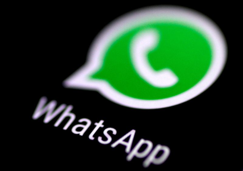 FILE PHOTO: The WhatsApp messaging application is seen on a