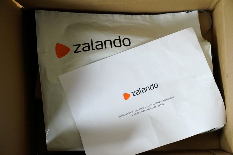 FILE PHOTO: Zalando packaging from an online delivery