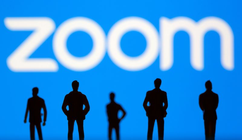 FILE PHOTO: Illustration picture of Zoom logo