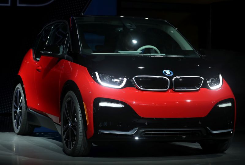 FILE PHOTO: The BMW i3s is displayed at the Los