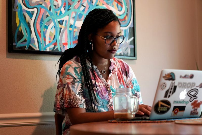Jaleesa Garland, a marketing manager at an e-commerce startup, works