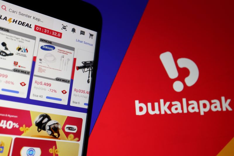 Illustration picture of Indonesian e-commerce company Bukalapak
