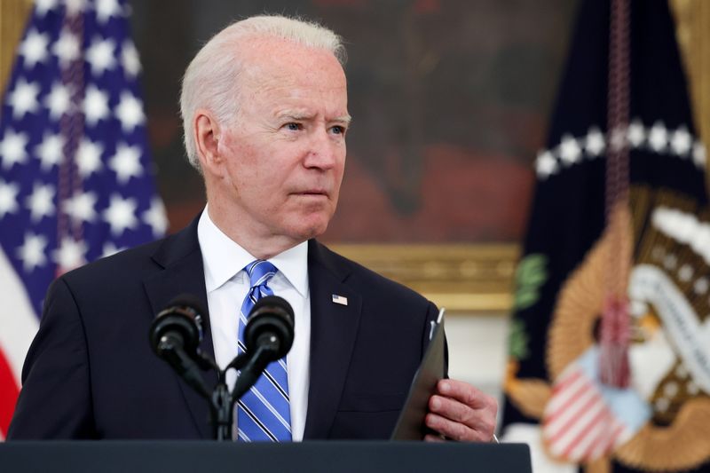 U.S. President Biden delivers remarks on the economy at the