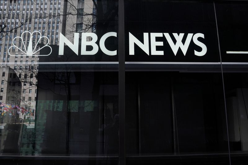 FILE PHOTO: A closed NBC news studio is pictured following
