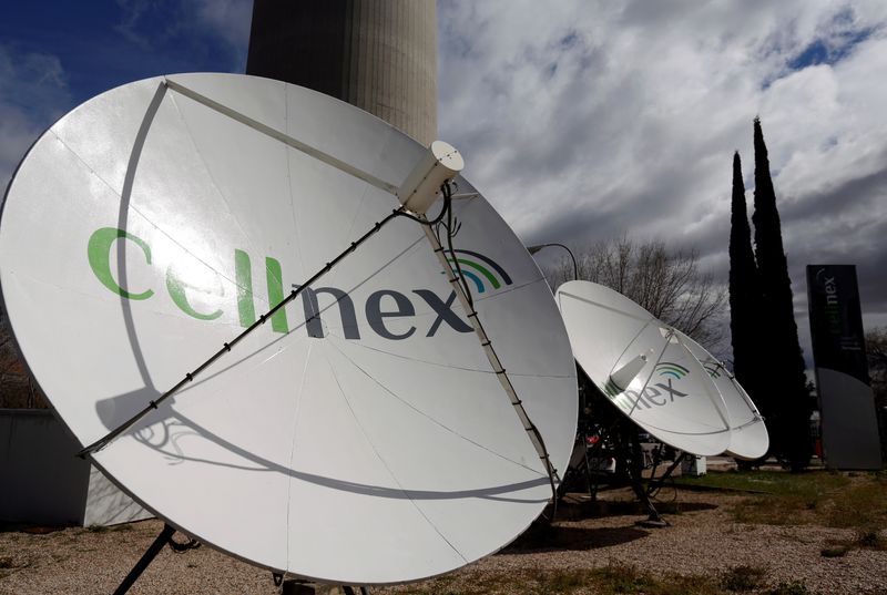 FILE PHOTO: Telecom antennas of SpainÕs telecoms infrastructures firm Cellnex