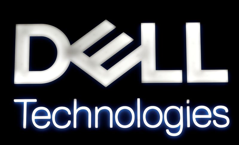 FILE PHOTO: Logo of Dell Technologies is seen at the