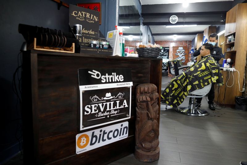 FILE PHOTO: El Salvador prepares to use Bitcoin as a