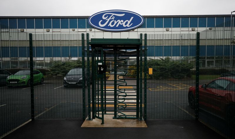 A general view of Ford’s Halewood plant in Liverpool