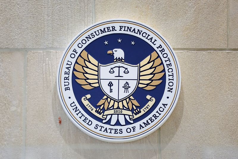 The seal of the Consumer Financial Protection Bureau (CFPB) is