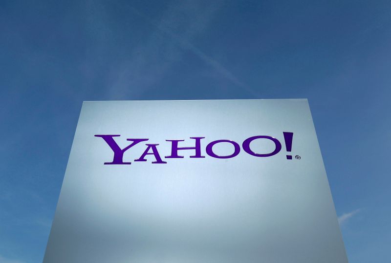 FILE PHOTO: FILE PHOTO: A Yahoo logo is pictured in
