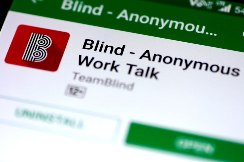 FILE PHOTO: Illustration photo of the Blind app