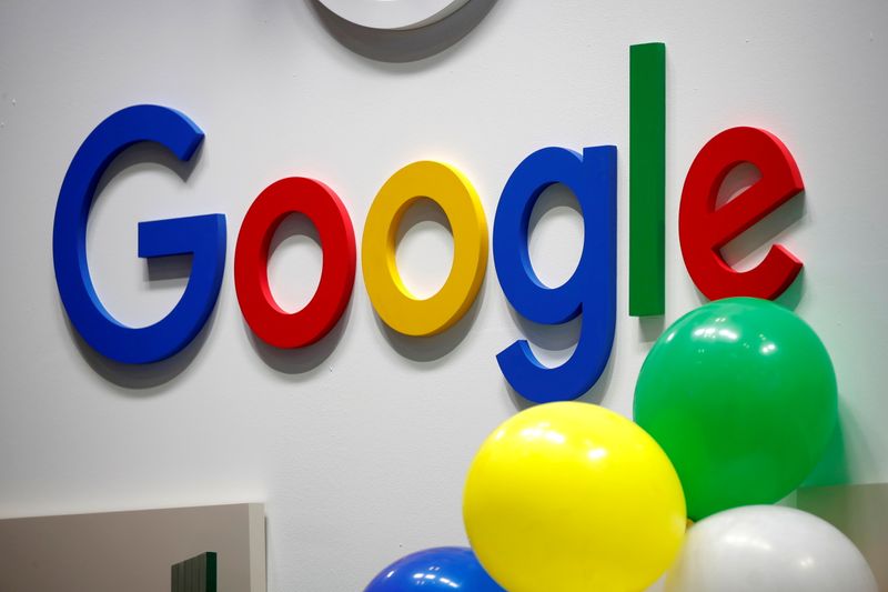 FILE PHOTO: FILE PHOTO: Logo of Google is seen at