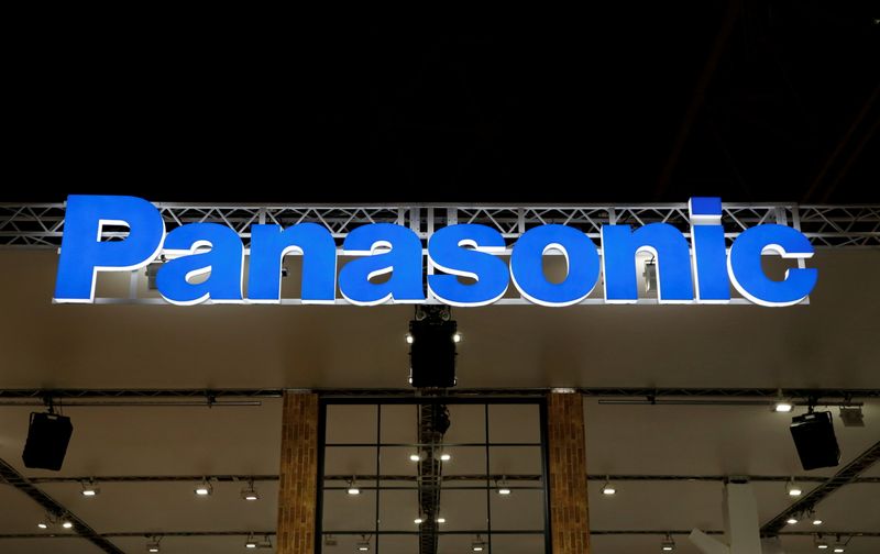FILE PHOTO: A logo of Panasonic Corp is pictured at