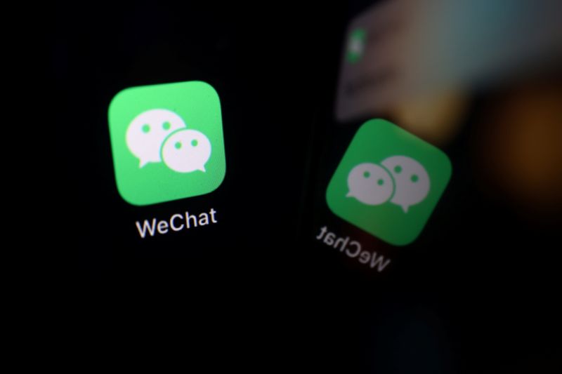 Illustration picture of WeChat app
