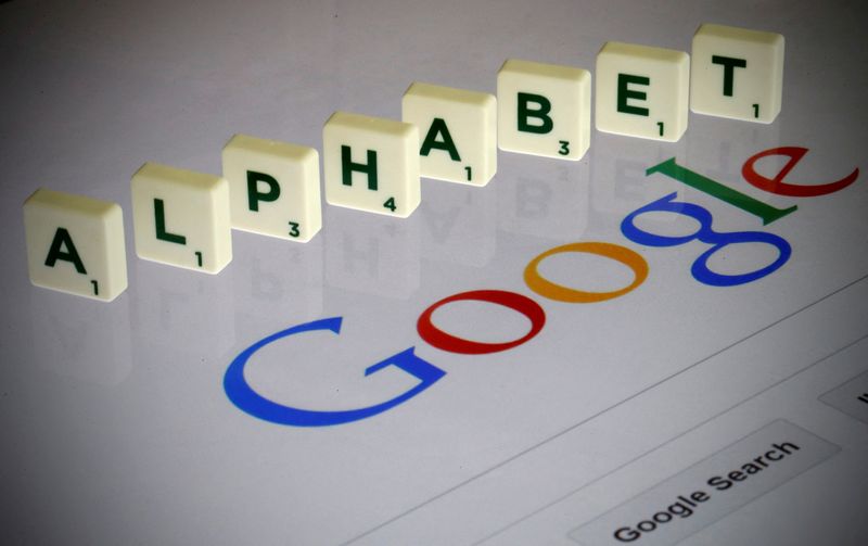 FILE PHOTO: Letters spell the word “Alphabet” as they are