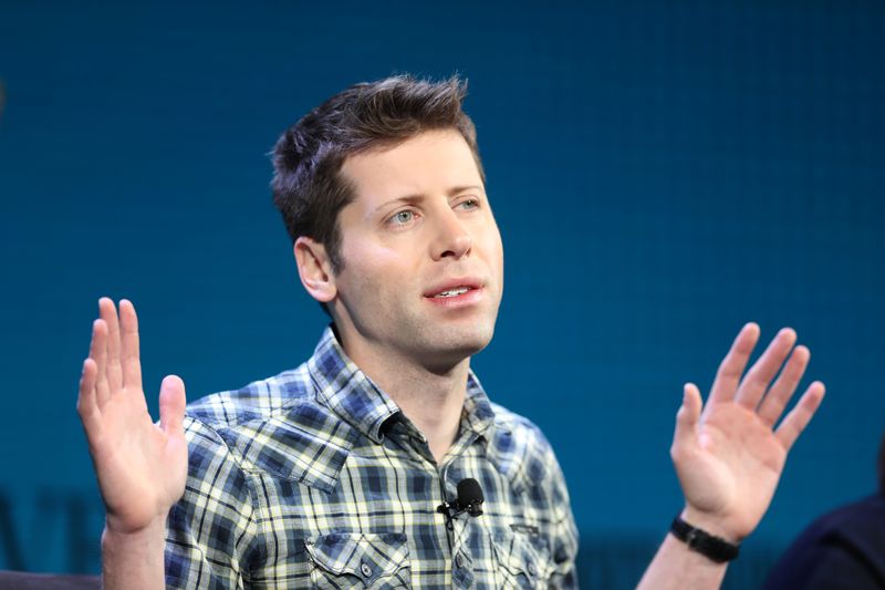 Sam Altman, President of Y Combinator, speaks at the Wall