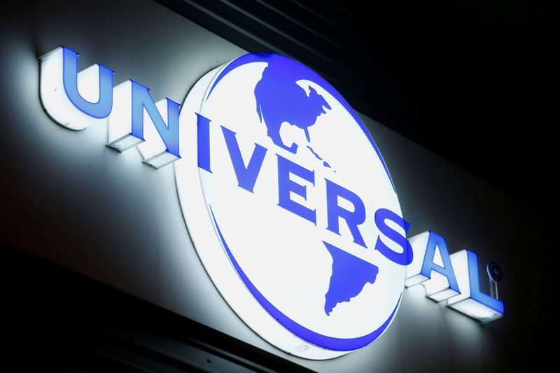 FILE PHOTO: Logo of Universal Music Group is seen in