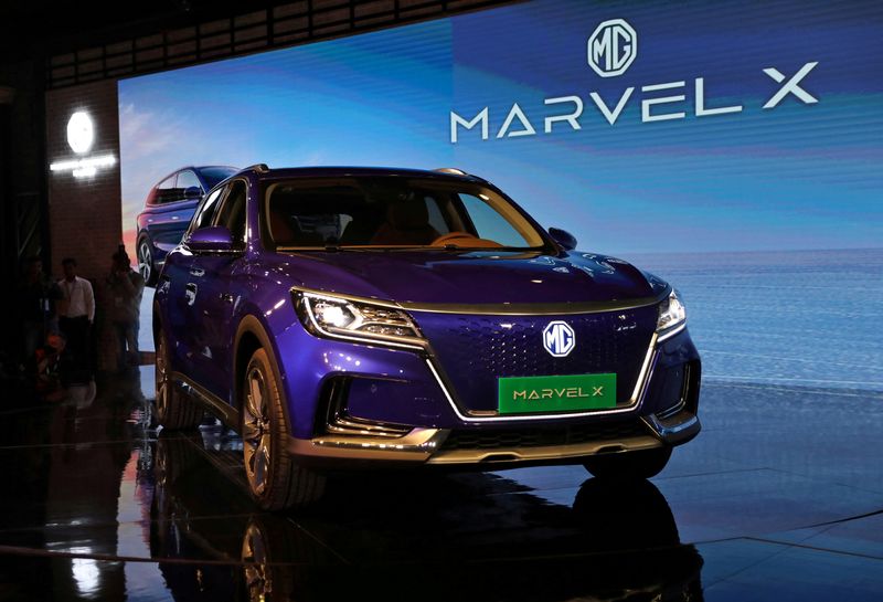 FILE PHOTO: MG Motors Marvel X electric SUV is on