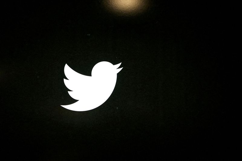 FILE PHOTO: FILE PHOTO: The Twitter logo is seen at