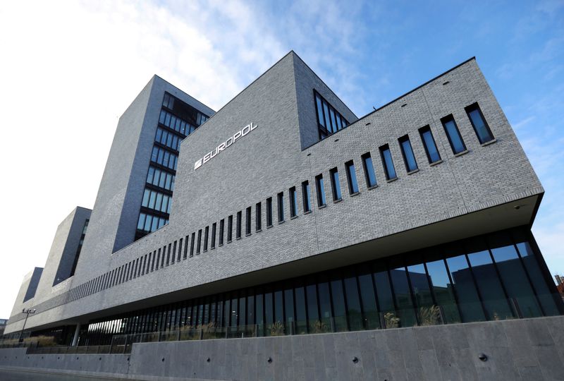 FILE PHOTO: General view of the Europol building in The