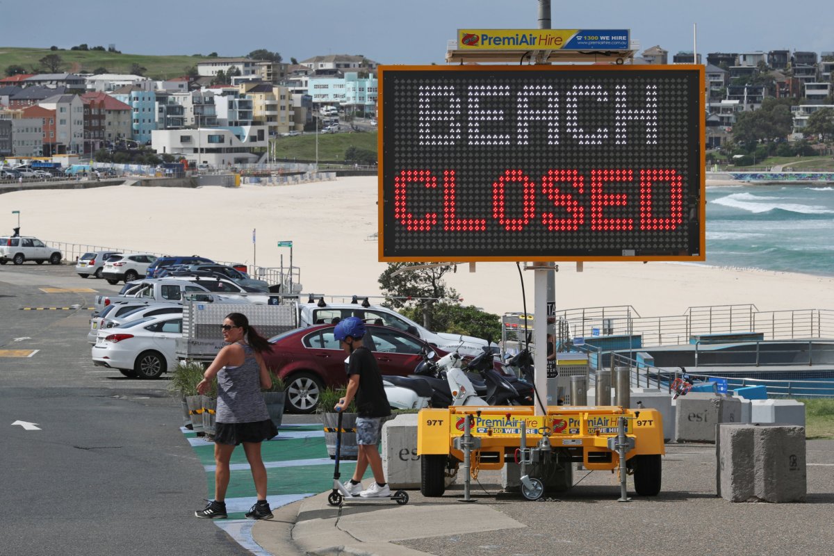 Australia’s Bondi Beach remains closed due to the coronavirus disease