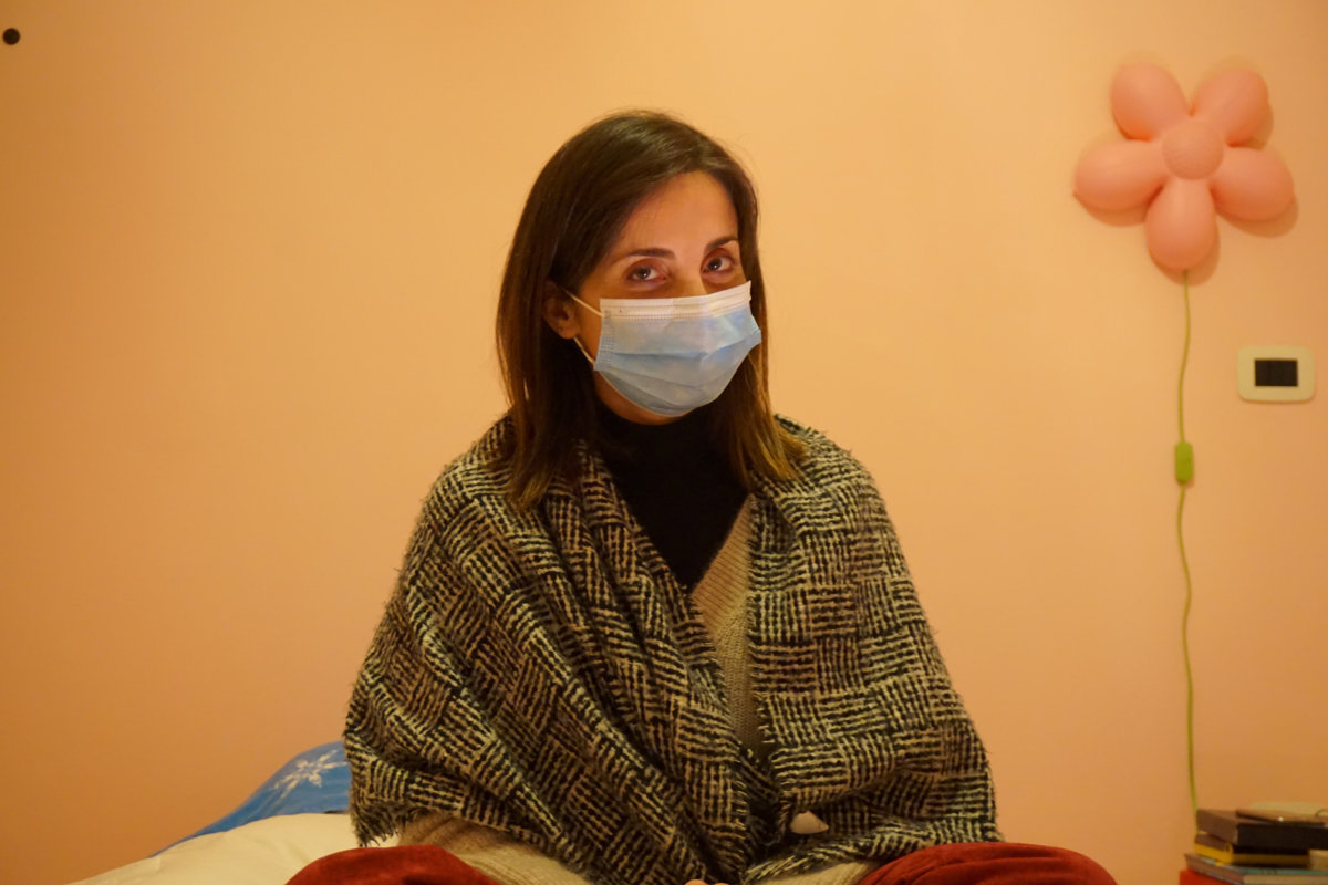 Italian doctor treating coronavirus (COVID-19) patients adapts life at home