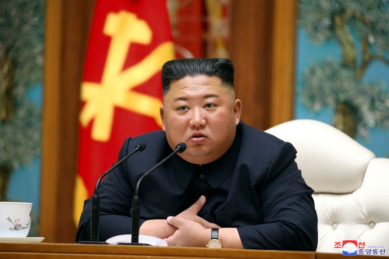 North Korean leader Kim Jong Un takes part in a