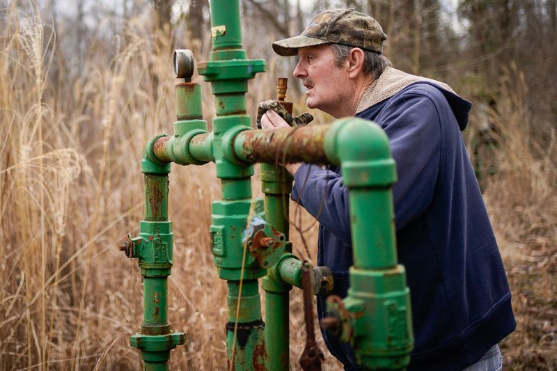 Hanson Rowe, a landowner who blames a leaky gas well